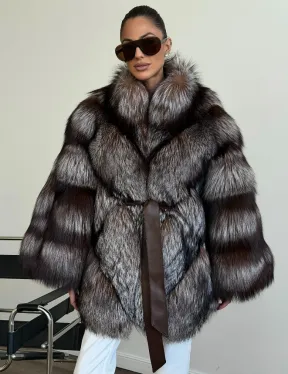 Шуба из лисы - летучая мышь