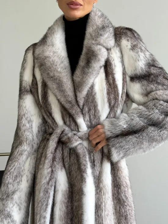 Шуба норковая - крестовка