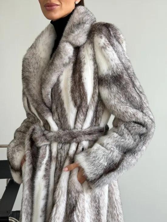 Шуба норковая - крестовка