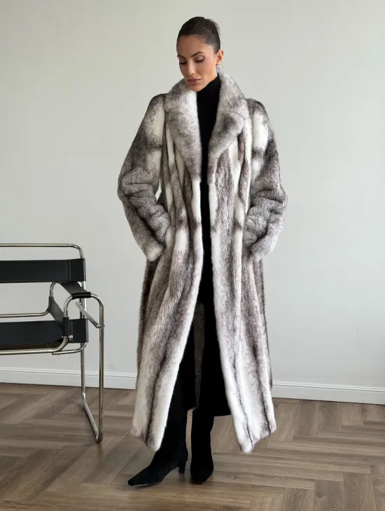 Шуба норковая - крестовка