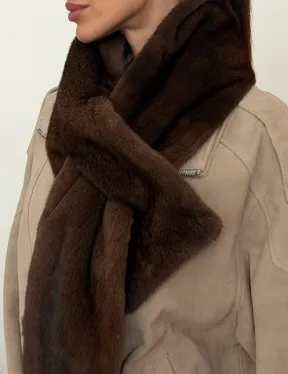 Шарф из меха норки