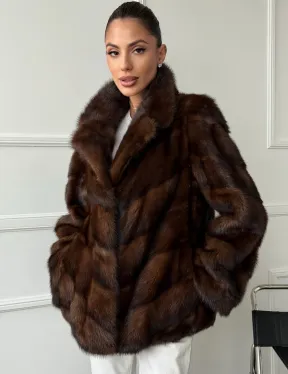 Автоледи - шуба из соболиной норки