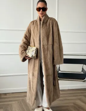 Норковое меховое пальто для женщин