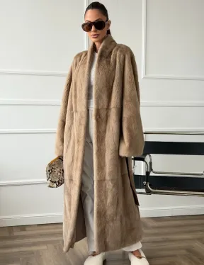 Норковое меховое пальто для женщин