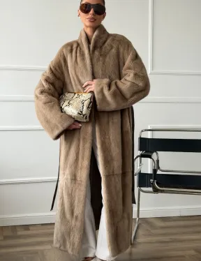 Норковое меховое пальто для женщин