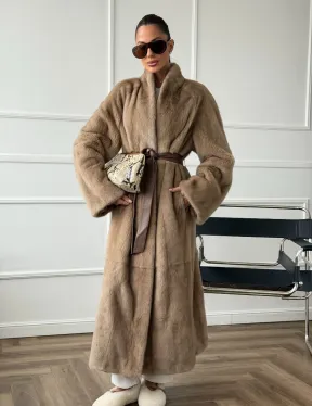 Норковое меховое пальто для женщин