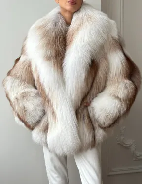 Шуба из меха Marble fox PREMIUM COLLECTION