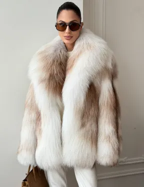 Шуба из меха Marble fox PREMIUM COLLECTION