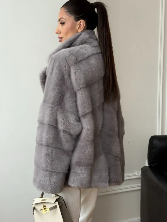 Полушубок норковый