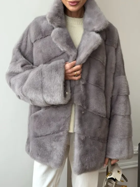 Полушубок норковый