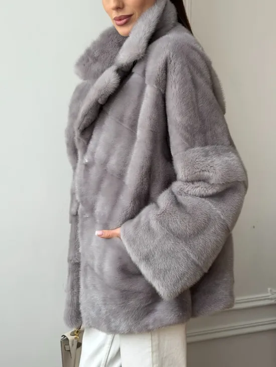 Полушубок норковый