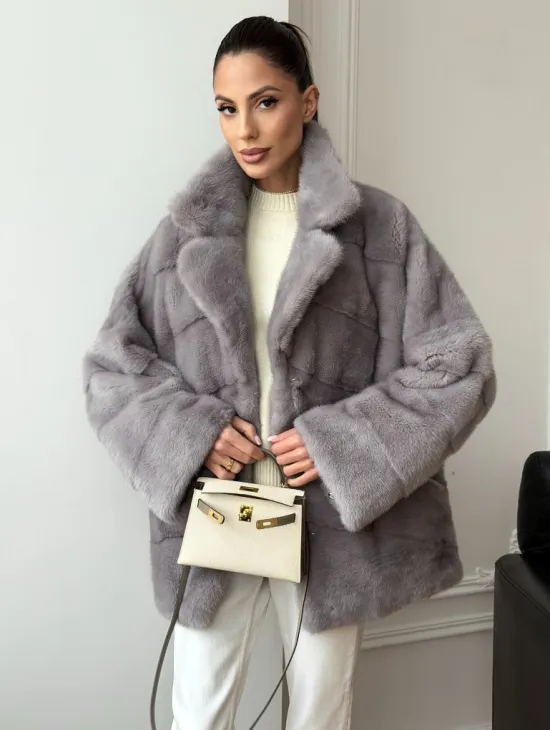 Полушубок норковый