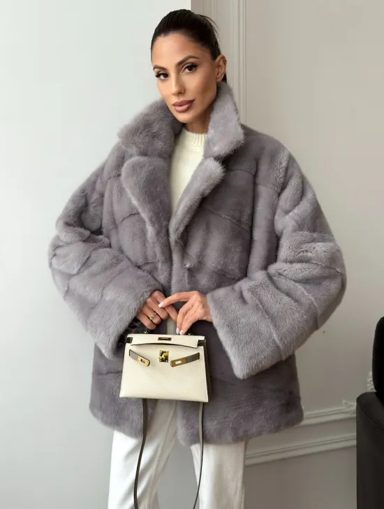 Полушубок норковый