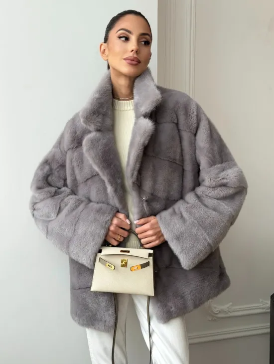 Полушубок норковый