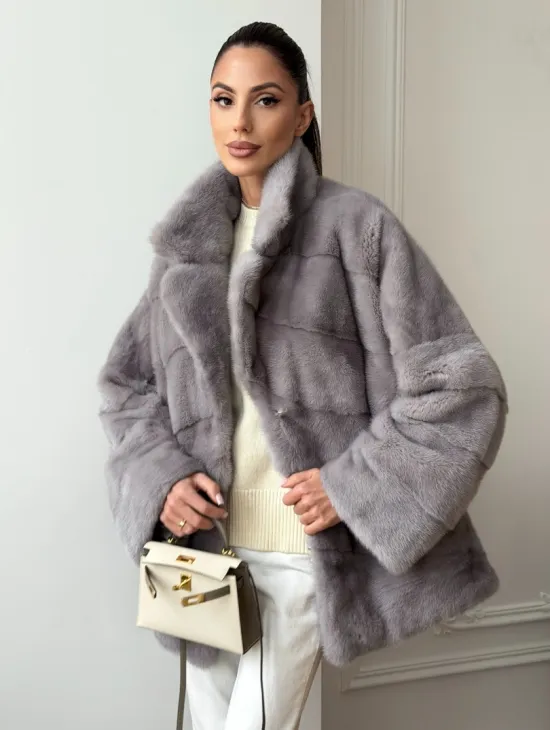 Полушубок норковый