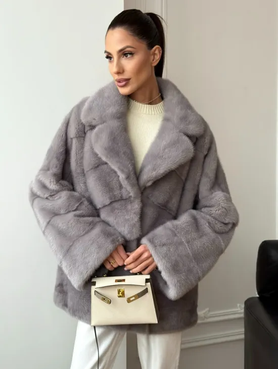 Полушубок норковый