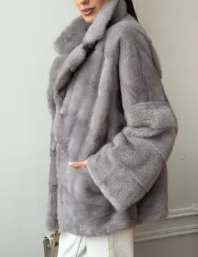 Полушубок норковый