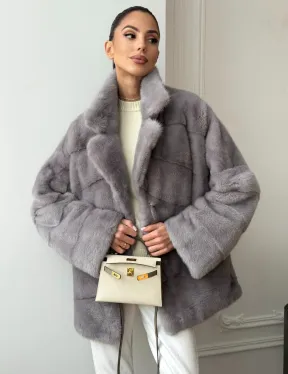 Полушубок норковый