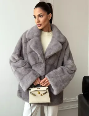 Полушубок норковый