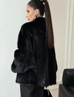 Норковая шуба из аукционного меха Saga Furs Mink