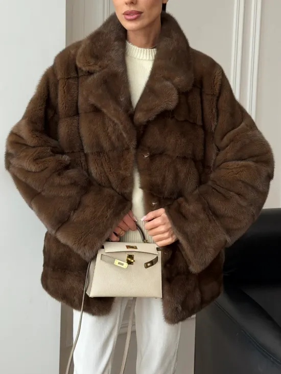 Норковый полушубок