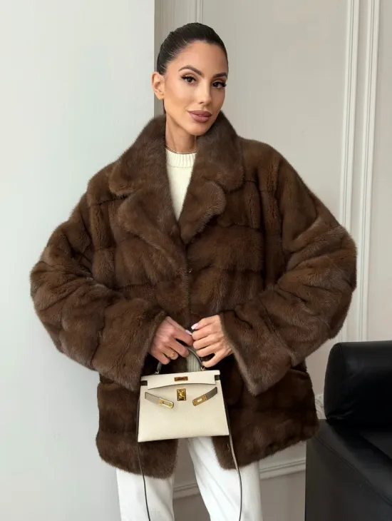 Норковый полушубок