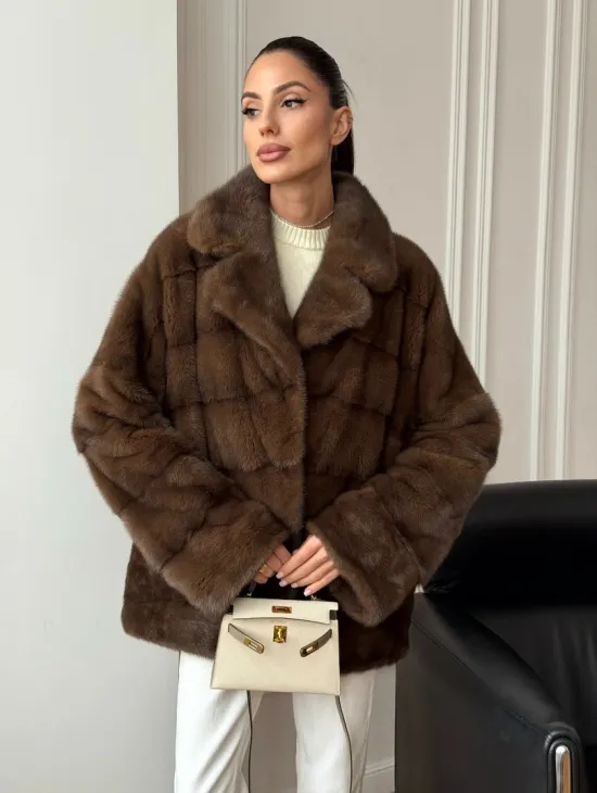 Норковый полушубок