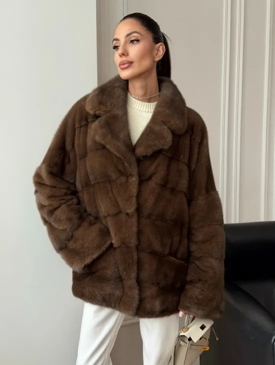 Норковый полушубок