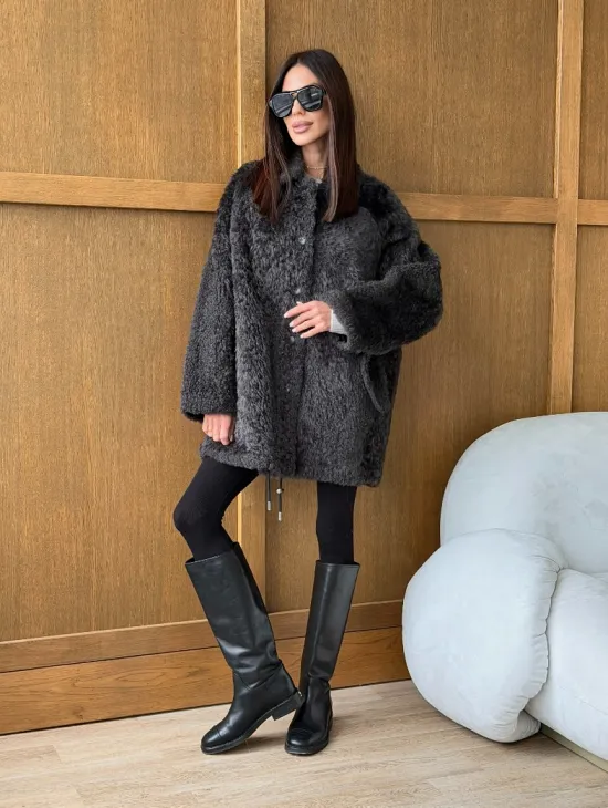 Шуба из овчины - натуральная