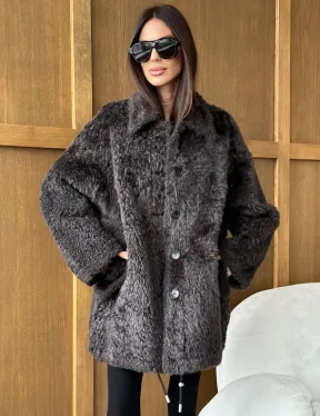 Шуба из овчины - натуральная