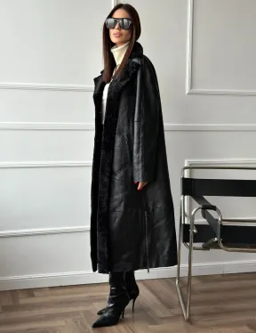 Дубленка из натуральной овчины астраган