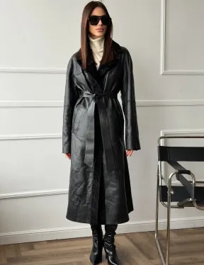 Дубленка из натуральной овчины астраган