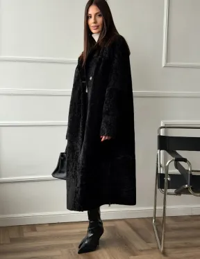 Дубленка из натуральной овчины астраган