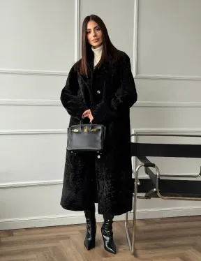 Дубленка из натуральной овчины астраган