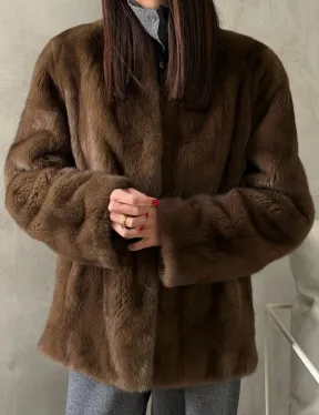 Шуба женская из меха норки