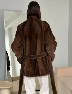 Модная норковая шуба 2026