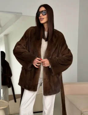 Модная норковая шуба 2026