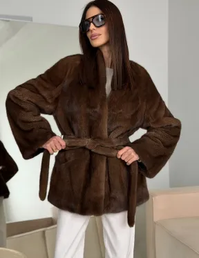 Модная норковая шуба 2026