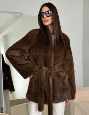 Модная норковая шуба 2026