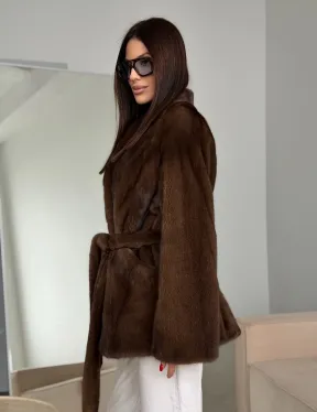 Модная норковая шуба 2026