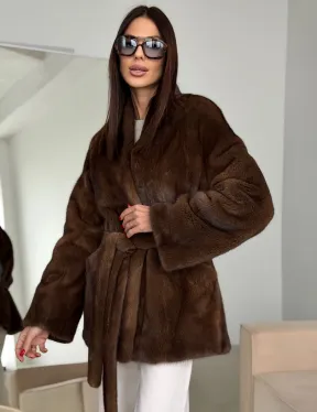 Модная норковая шуба 2026