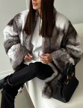 Натуральная шуба из норки крестовки Premium