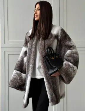 Натуральная шуба из норки крестовки Premium