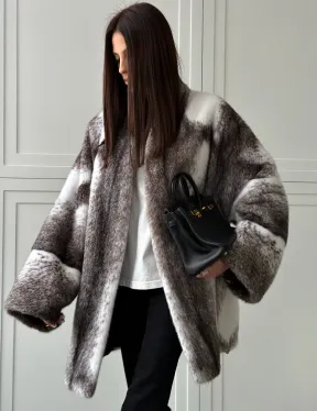 Натуральная шуба из норки крестовки Premium