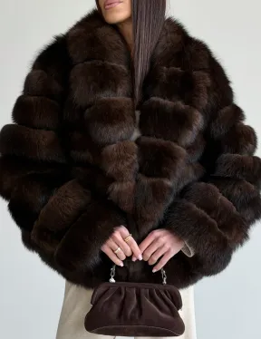Шуба песцовая под соболь