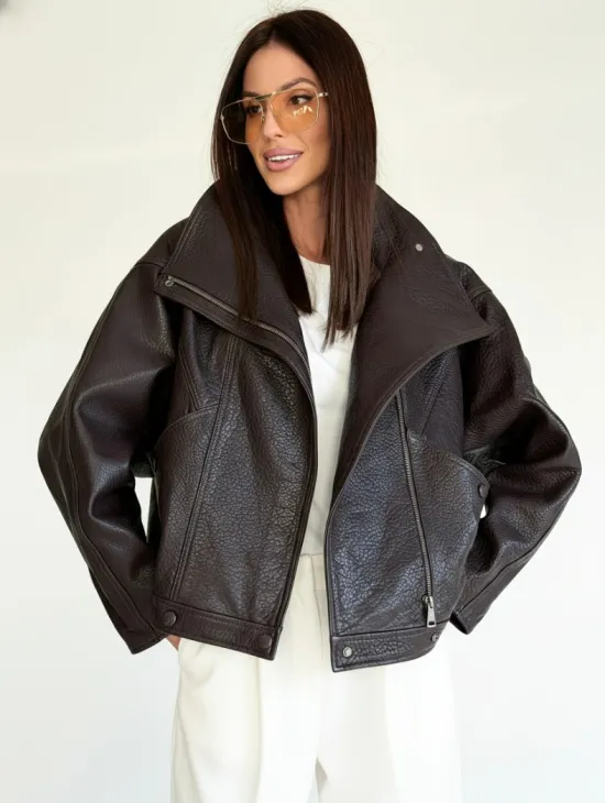 Женская кожаная куртка
