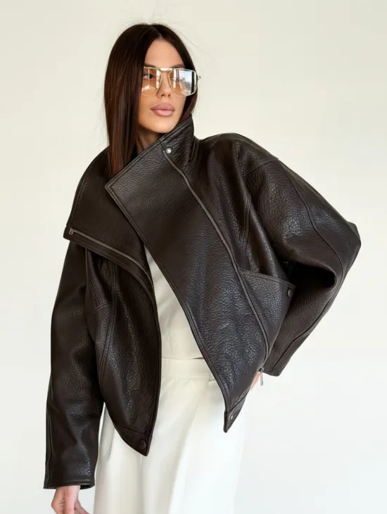 Женская кожаная куртка