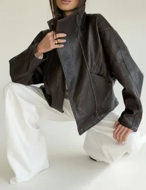 Женская кожаная куртка - фото 5