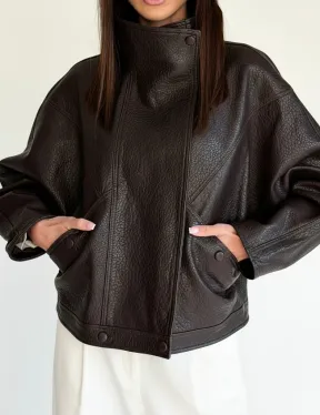 Женская кожаная куртка - фото 4