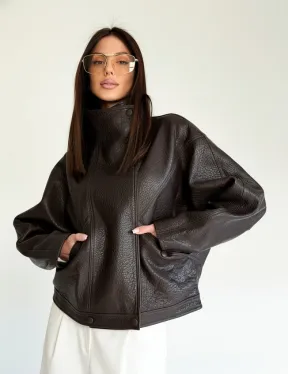 Женская кожаная куртка - фото 19